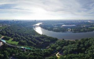 Воробьевы горы вид на реку