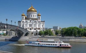 По Москве-реке Киевский вокзал - Китай-город